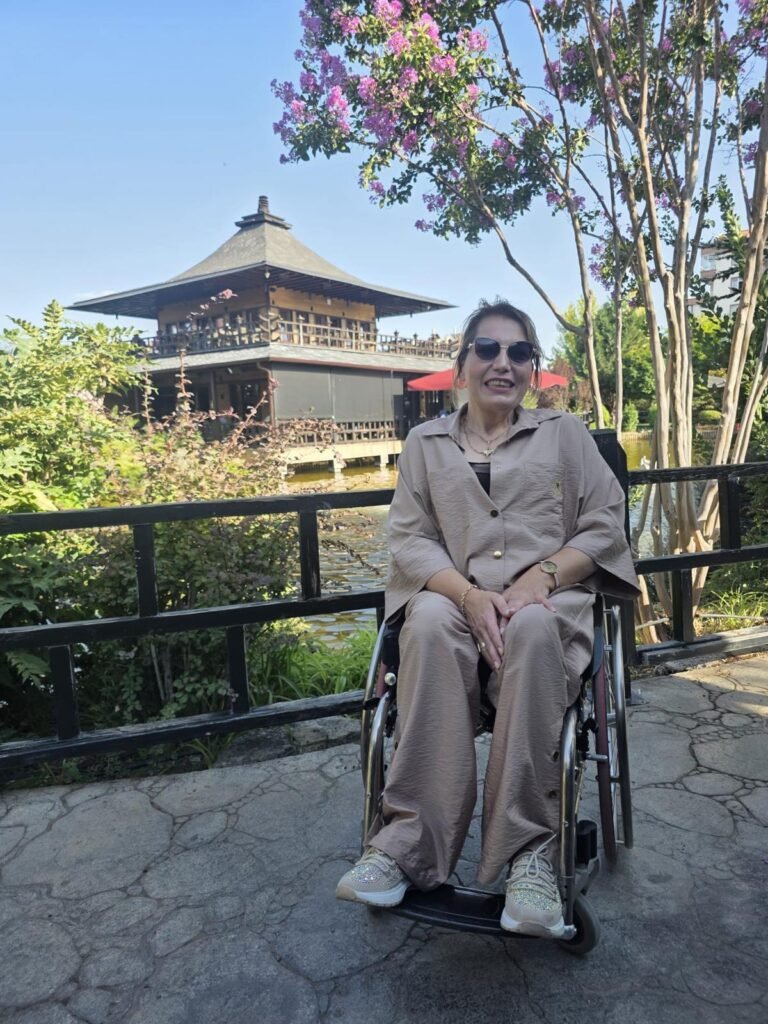 2- Vahide Çakır was left partially paralysed at the age of three because of polio Credit-her own archive